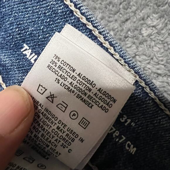 Anthropologie DL1961 Jeans Womens 33 Hepburn Wide Leg Low Rise Jeans Ravello - Picture 8 of 12
